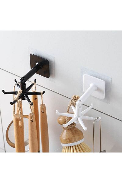 Generic Multi-angle Hanger and Holder for All Directions - White