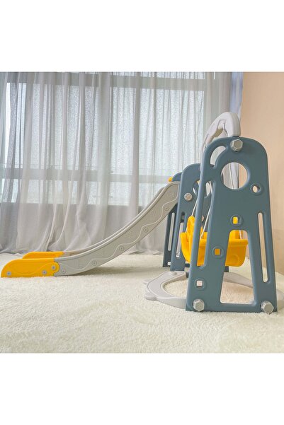 rexa Kids Plastic Slide Swing Baby Play Yard Indoor Plastic Toys Slide