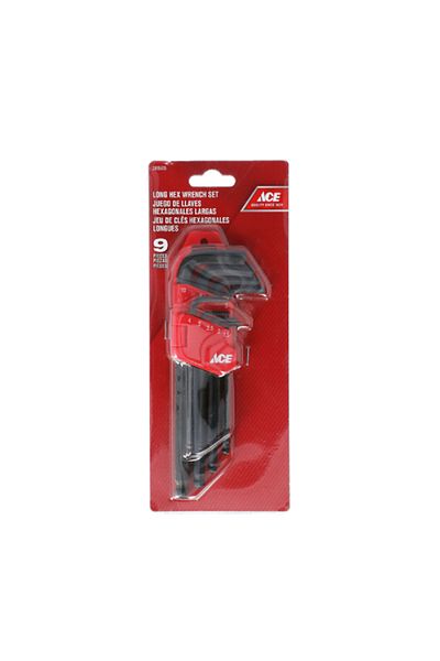 ACE 9-Piece Long Hex Wrench Set