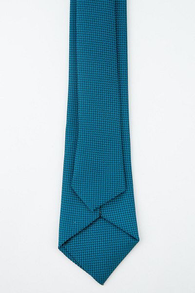 SIRRI Elegant Textured Tie & Handkerchief Set for Men 14 Years and Above (6X150Cm)