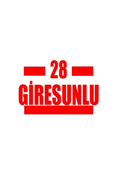 Reysa Tasarım 28 ملصق سيارة جيريسن 17x17 سم أحمر