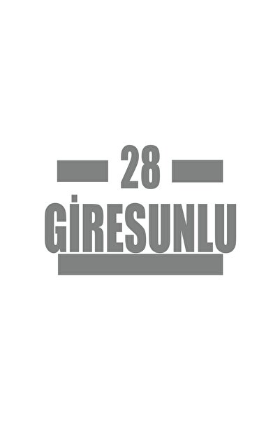 Reysa Tasarım 28 Giresunlu Car Sticker 17X17 cm Gray