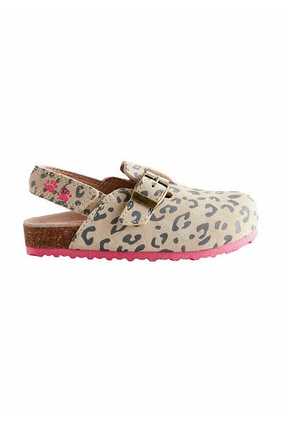 Next Baby Animal Patterned Cork Sole Slippers / Sandals