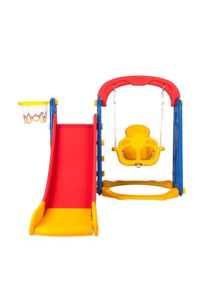 rexa Kids Plastic Slide Swing Baby Play Yard Indoor Plastic Toys Slide