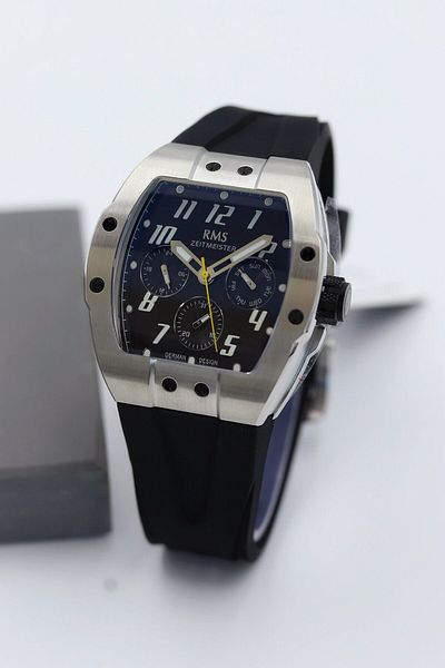 Grand Romanson Romanson Black Silicone Cord Men Wrist Watch Asw123-I1400Gr