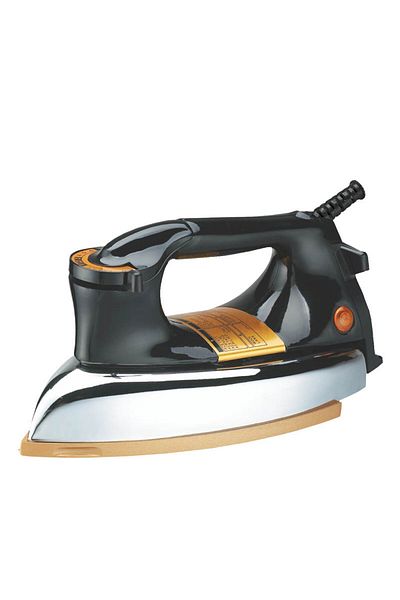 Generic STARGOLD Heavy Weight Electric Dry Iron with Non-Stick Soleplate and Adjustable Temperature