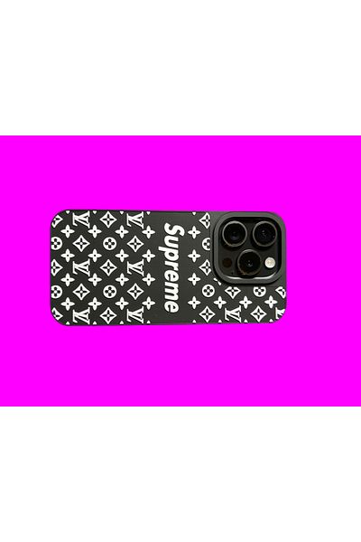 Supreme Phone case compatible with iPhone 15 PRO SUPREME, black and white