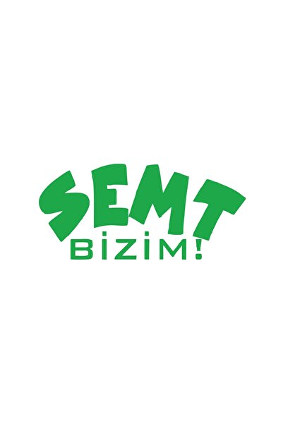 Reysa Tasarım Neighborhood Our Car Sticker 17X17 cm Green