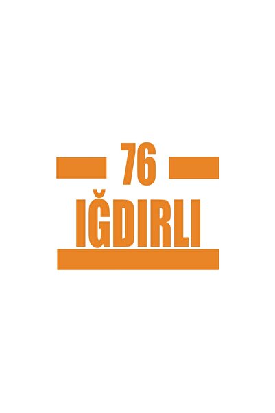 Reysa Tasarım 76 ملصق سيارة إبرة مقاس 17x17 سم برتقالي