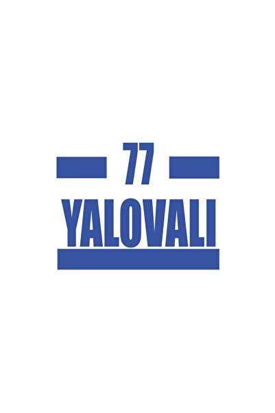 Reysa Tasarım 77 ملصق سيارة يالوفالي مقاس 17x17 سم أزرق