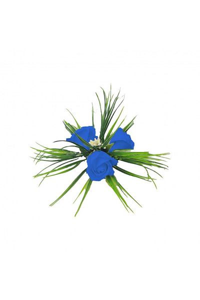 dalimag Aranjament floral, oglinzi masini, albastru, 30 x 30 cm, trandafiri