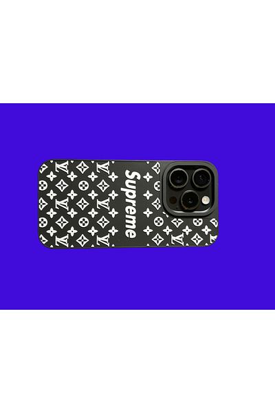 Supreme Phone case compatible with iPhone 13 PRO SUPREME, black and white