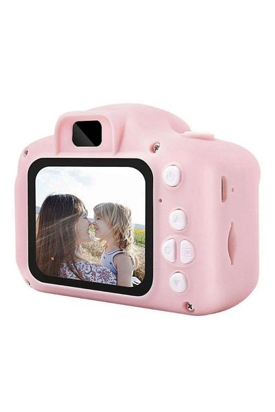 HOZRO Cameră interactivă HOZRO pentru copii, Full HD, jocuri, rame foto distractive, roz