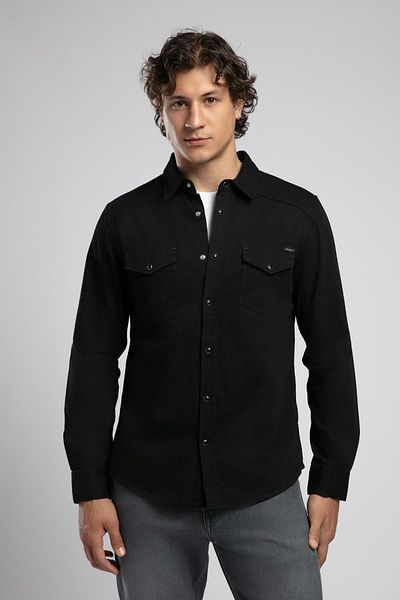Lee Cooper Ανδρικό πουκάμισο Worner 1 από 100% βαμβάκι Jean