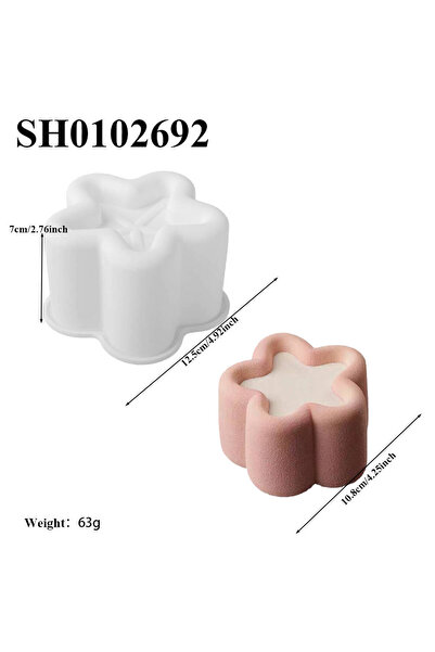 Choice قالب سيليكون على شكل قلب، أسطواني، مربع، ذو ملمس مميز، مناسب لصنع كيكة...