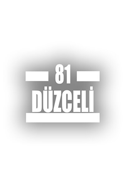 Reysa Tasarım 81 ملصق سيارة سطحي مقاس 17 × 17 سم باللون الأبيض