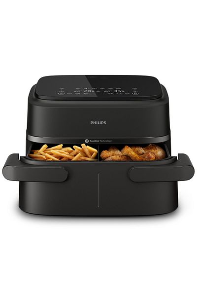 Philips 1000 Series FlexDrawer Dual Basket Airfryer NA150/09, 2 Years Warranty