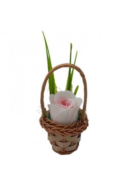 dalimag Aranjament floral deosebit 1 trandafiri cosulet, flori de sapun,