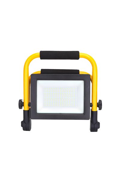 Sofia Concept Portable LED Floodlight, IP44, 100W, 9000Lm, 6500K, 25000H, Aluminum, Black/Yellow