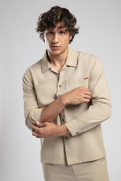 Lee Cooper Ανδρικό πουκάμισο Marsello με μανίκια