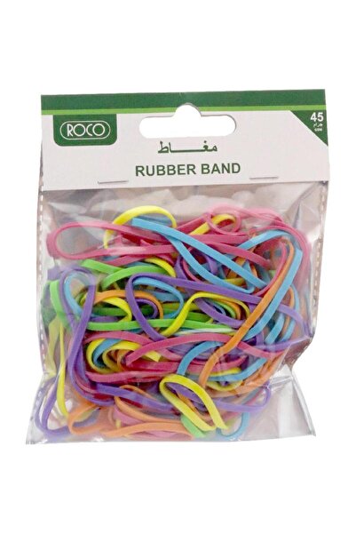 Roco أشرطة مطاطية - 50.2 مم، ألوان متنوعة، عبوة 0.05 كجم