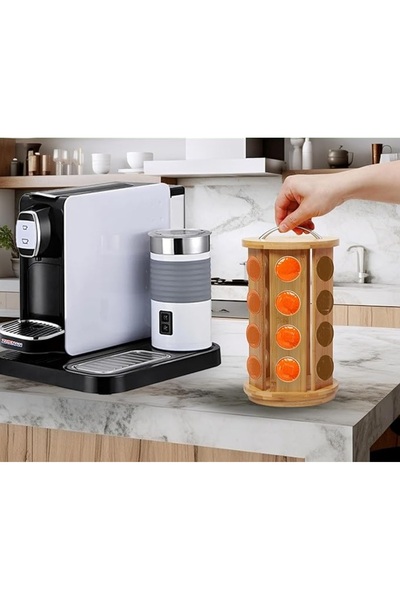 Liebspecht® Suport pentru capsule Dolce Gusto, Liebspecht, Lemn, Pentru 24 de...