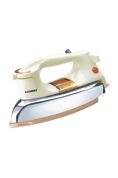 Generic STARGOLD 1200W Heavy Weight Electric Dry Iron with Ceramic Coated Soleplate and Auto Cut-Off