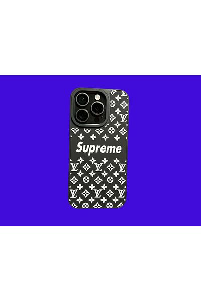 Supreme Phone case compatible with iPhone 13 PRO SUPREME, black and white