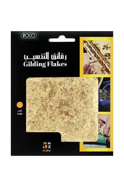 Roco Gilding Flakes Thin Flakes Gold .03 kg ( .07 lb )