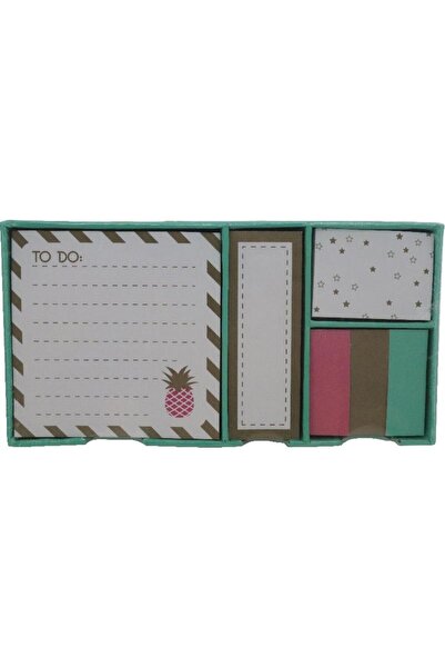 Roco ملاحظات لاصقة عصرية - مطبوعة "مهام"، ١٠٠ ورقة، ألوان متنوعة