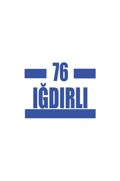 Reysa Tasarım 76 ملصق سيارة مدبب مقاس 17x17 سم أزرق