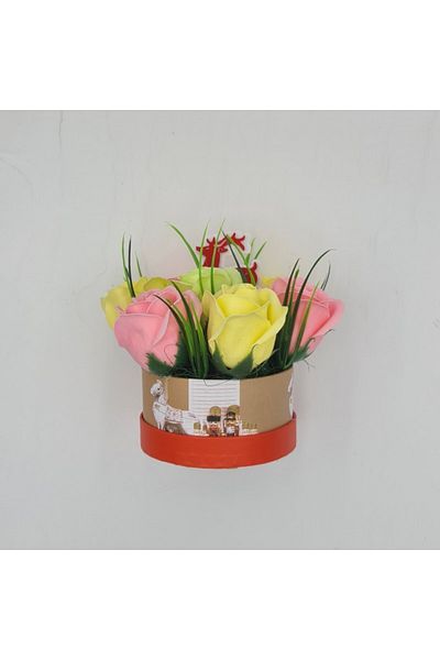 dalimag Aranjament floral deosebit, Craciun, 7 trandafiri, ren