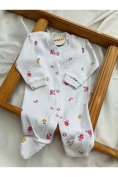 BEBEXY BUTİK Floral Baby Romper