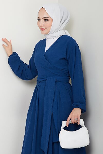 InStyle Indigo Suit with Belted Bolero and Skirt