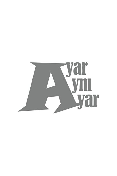 Reysa Tasarım ملصق سيارة من نفس الموديل مقاس 17 × 17 سم باللون الرمادي