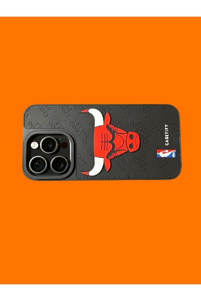 Chicago Bulls Chicago Bulls phone case compatible with iPhone 15 PRO MAX, black