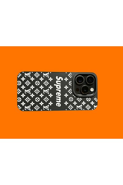 Supreme Phone case compatible with iPhone 16 SUPREME, black and white