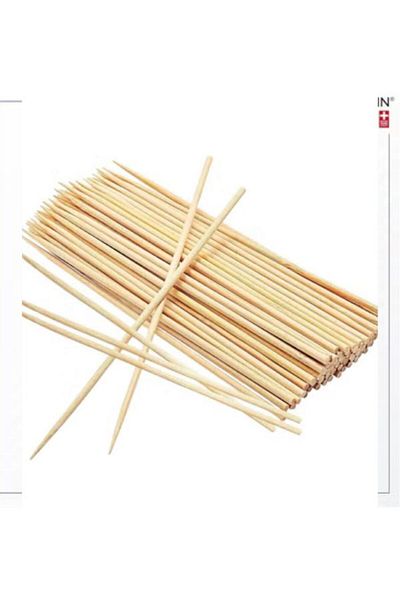 SKP Plastic Wooden BBQ Skewers 35cm x 0.5cm (50pcs)