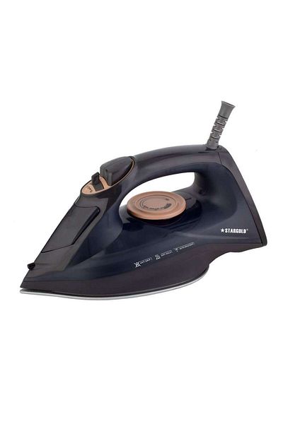 Generic STARGOLD 2200W Steam & Dry Iron with Ceramic Soleplate, Self-Clean, Anti-Calc & Heat Control