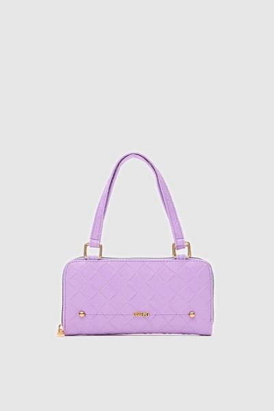 Honorius Women's Large Size Handbag Crossbody Bag Wallet Purple