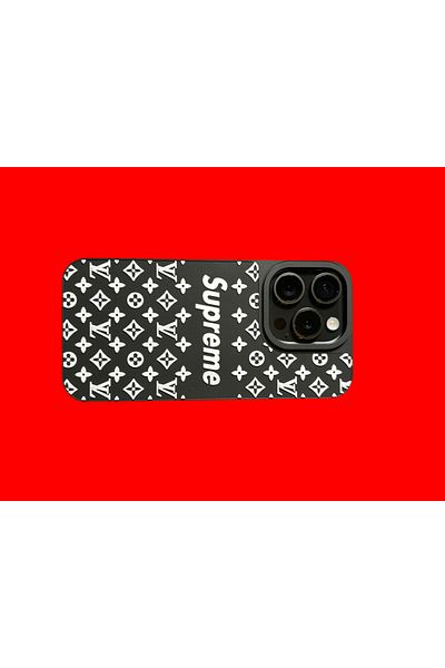Supreme Phone case compatible with iPhone 15 PRO MAX SUPREME, black and white