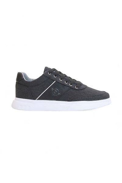 Konfores 2197-Dakırs Anatomical Sole Men's Linen Fabric Sneakers Shoes