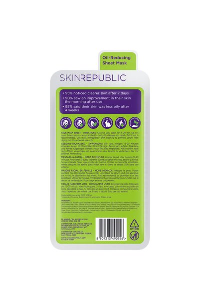 Skin Republic Skin Republic Spots + Blemish Face Mask with Salicylic Acid (25ml) – Clears Spots and Blemishes