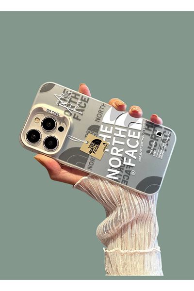 THE NORTH FACE Husa The North Face, compatibil cu iPhone 13 Pro, Argintiu