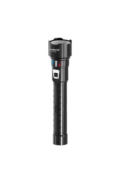 Generic STARLITE Heavy-Duty Rechargeable Zoom Flashlight – High Power LED, Rugged Grip, Long Beam Range