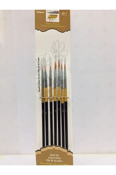 Sanatsal Dünya Brush Professional Artist Brush Set of 7 Brush