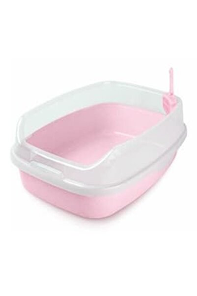 NUTRAPET Cat Toilet XL Deodorized Cat Litter Box Pink 62*46*23 cm