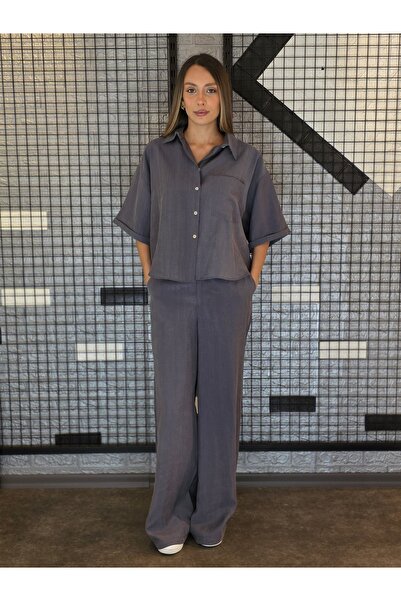 Geco Anthracite Shirt Pants Set