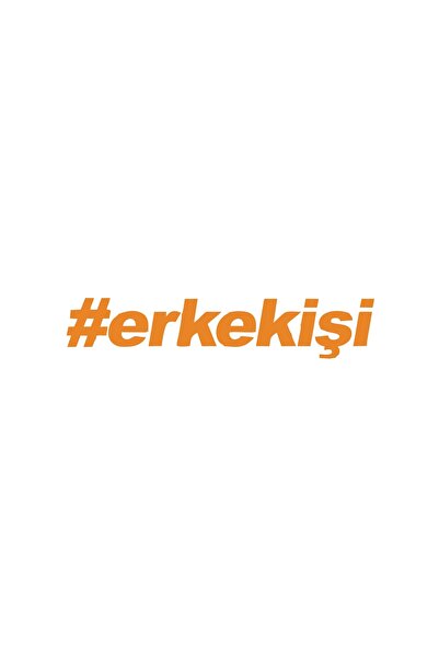 Reysa Tasarım # ملصق سيارة ذكر 17x17 سم برتقالي