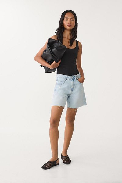 Stradivarius Gathered polyamide bodysuit
